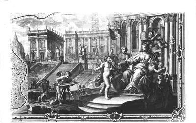 Allegory of the Catholic Church Seated in the Campidoglio in Rome